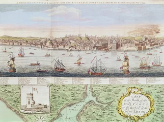 Vue de Lisbonne, 1755